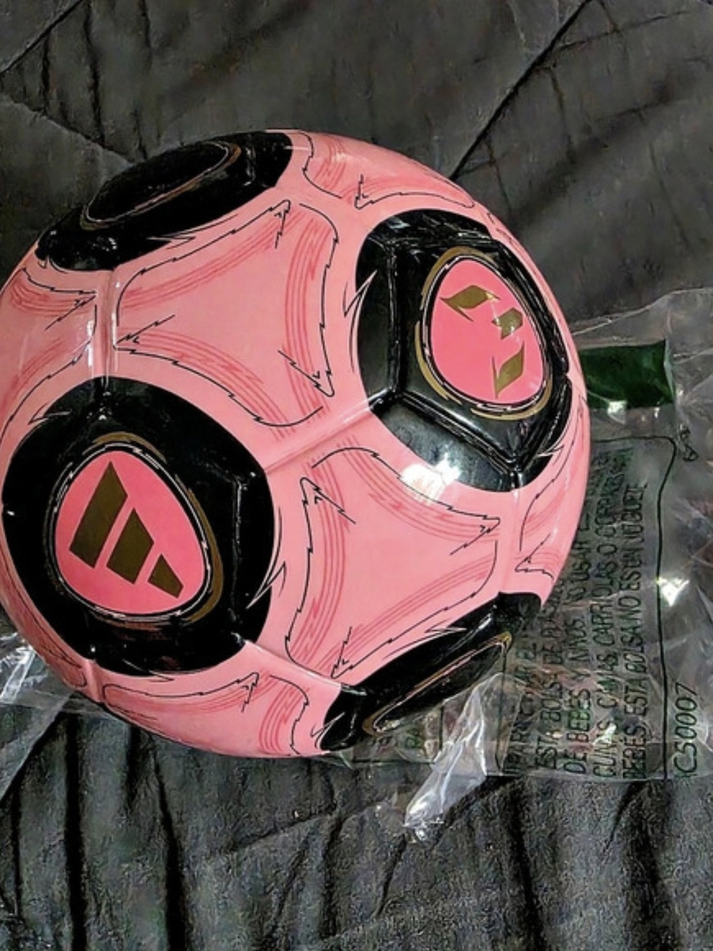 adidas Mini Ball Pink & Black